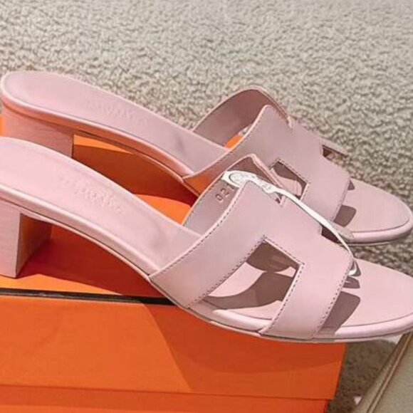 High Brand Inspired Light Pink Sandals – Size 9 - Picture 2 of 5